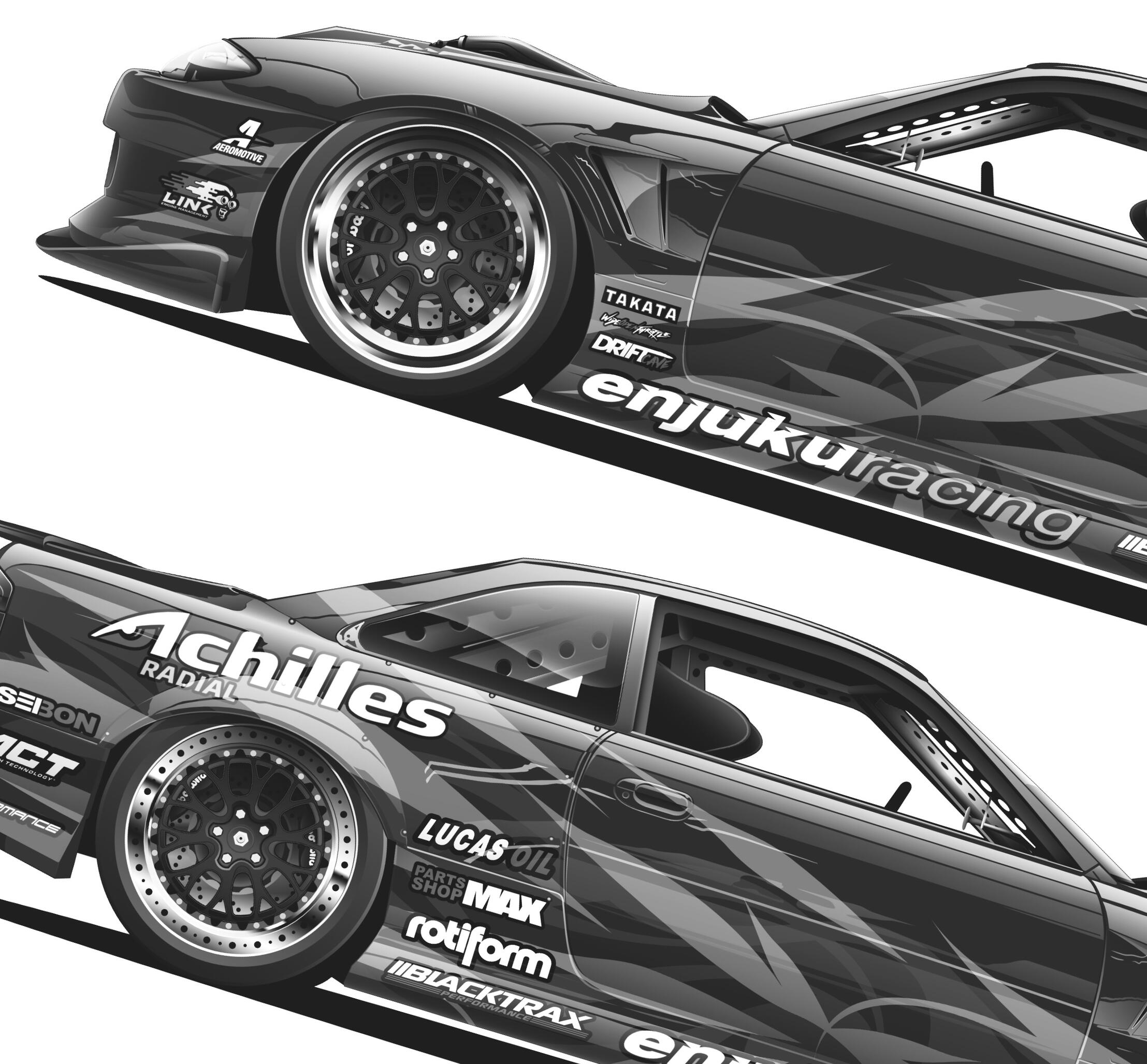 Livery Design for Formula Drift PRO-1 Car